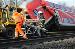Tai nạn đường sắt kinh hoàng ở Đức